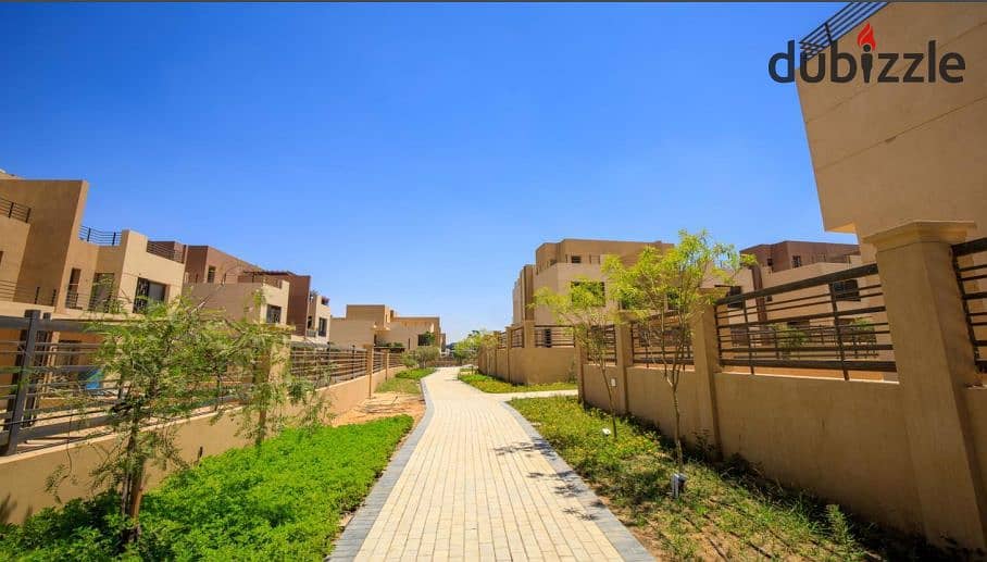 Immediate delivery: 240m villa + 240m garden in ALMA Compound, Sheikh Zayed, near Arkan Mall and opposite Americana Plaza. 8