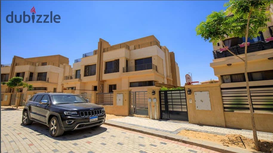 Immediate delivery: 240m villa + 240m garden in ALMA Compound, Sheikh Zayed, near Arkan Mall and opposite Americana Plaza. 9