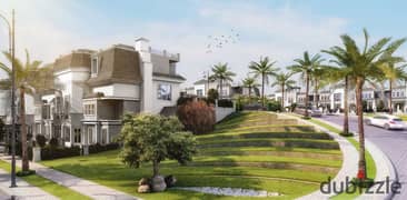 A 212 sqm villa at a snapshot price next to Madinaty, Crystal Lagoon, in Sarai Compound, in installments 0