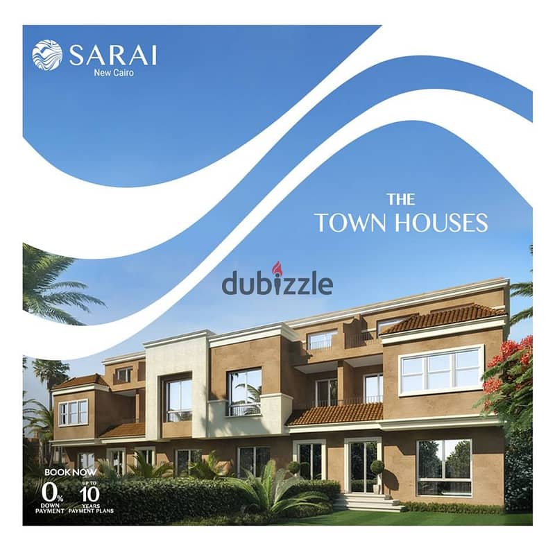 A 212 sqm villa at a snapshot price next to Madinaty, Crystal Lagoon, in Sarai Compound, in installments 7