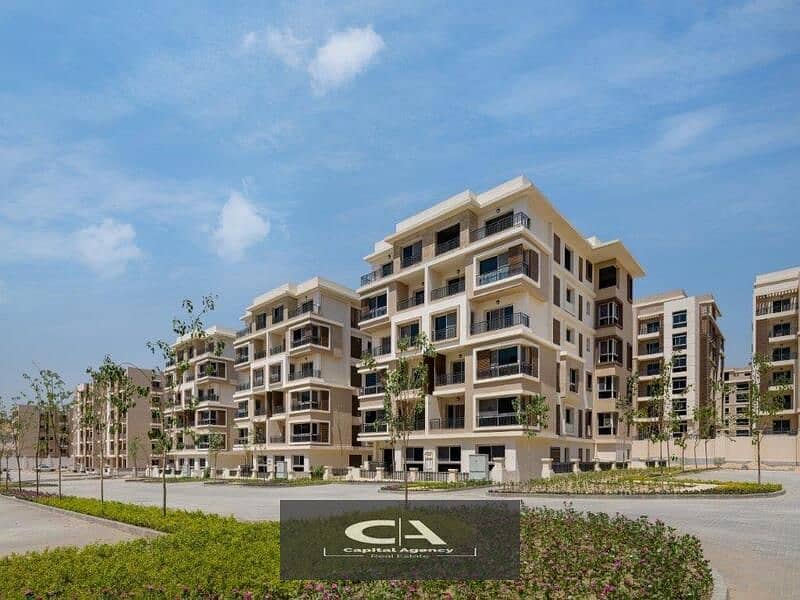 Apartment for sale in Sarai Compound in New Cairo 42% cash discount and cash price installment over the longest payment plan 5