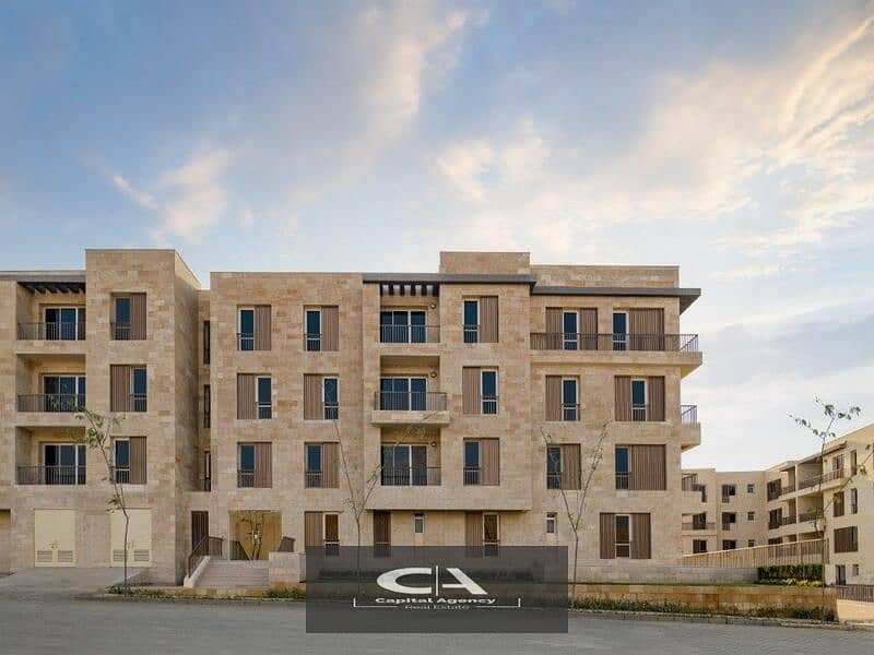 Apartment for sale in Sarai Compound in New Cairo 42% cash discount and cash price installment over the longest payment plan 18