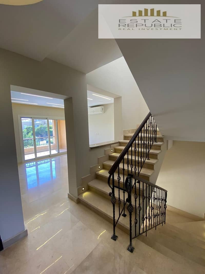 villa for sale ultra super finshed Open view landscape with the best price in mivida Emaar new cairo 8