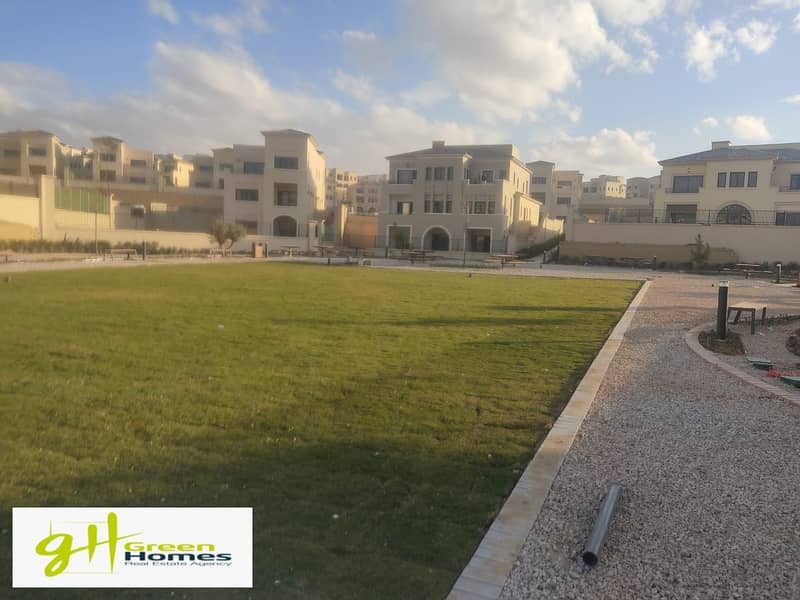 Standalone in Compound Up Town Mokattam fully finished and view directly on the golf and a special price 1