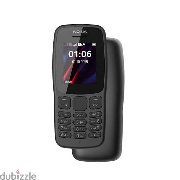 الهاتف هو Nokia 106. 2