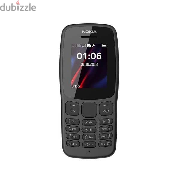 الهاتف هو Nokia 106. 9