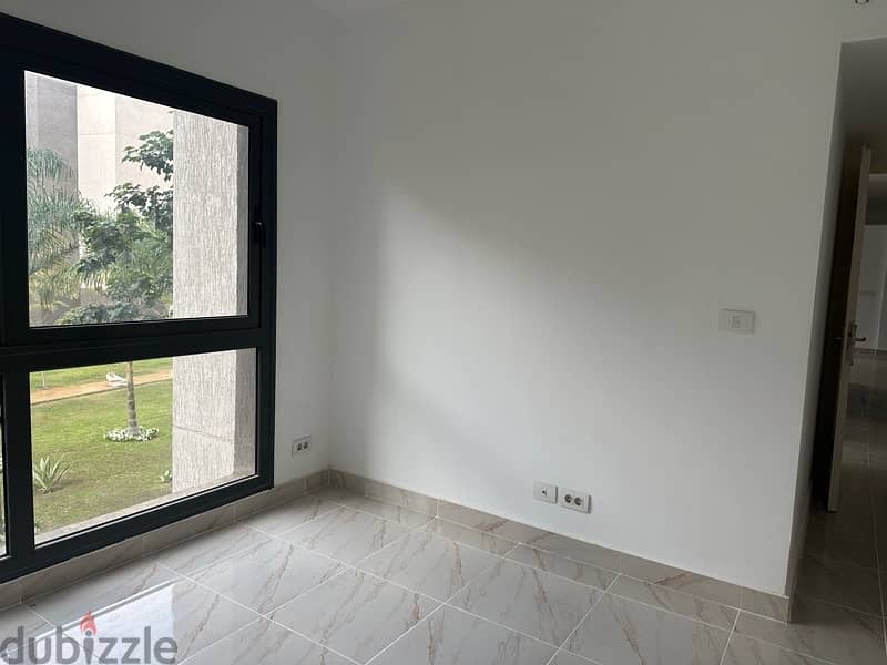 Apartment facing north wide garden for rent in B15 Madinaty 1