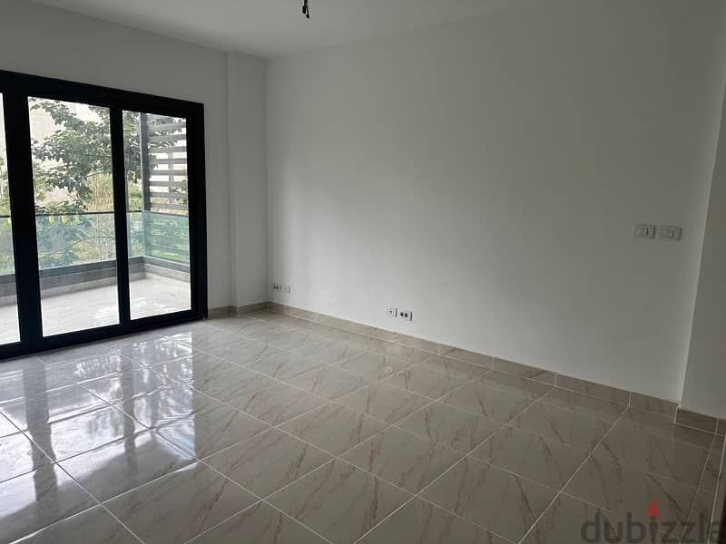 Apartment facing north wide garden for rent in B15 Madinaty 3