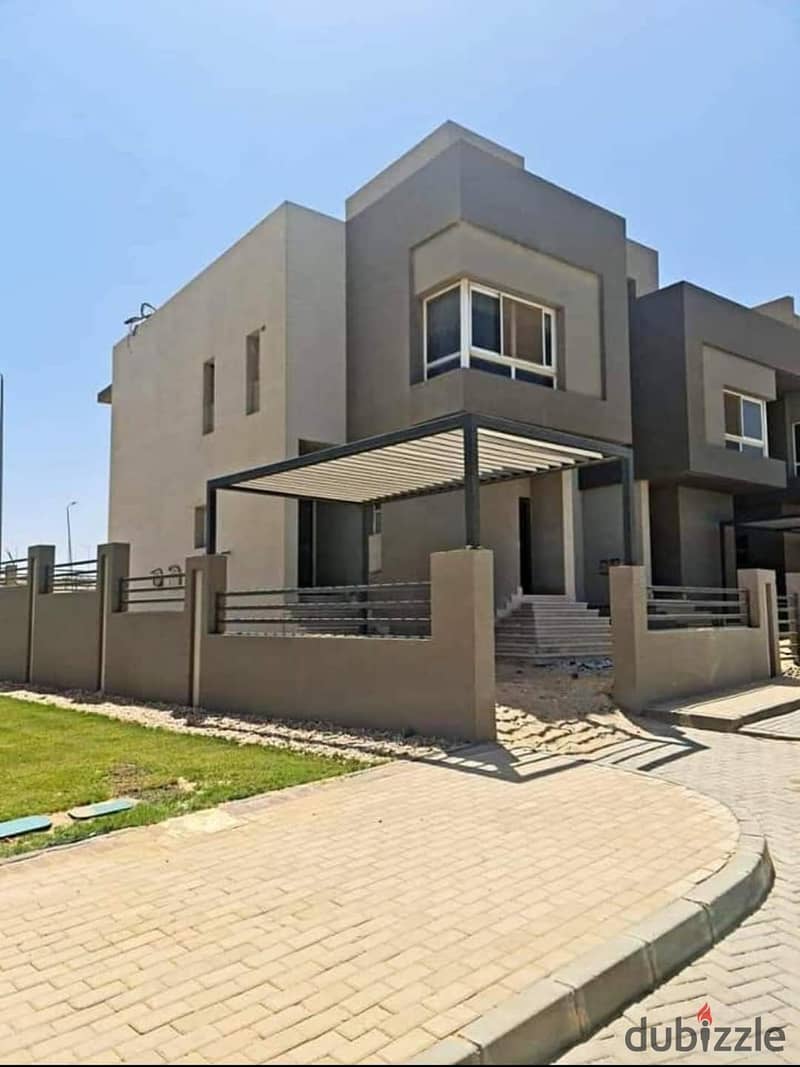 Twin villa for immediate delivery, landscape view, in old Sheikh Zayed, in Etaba, in installments 2