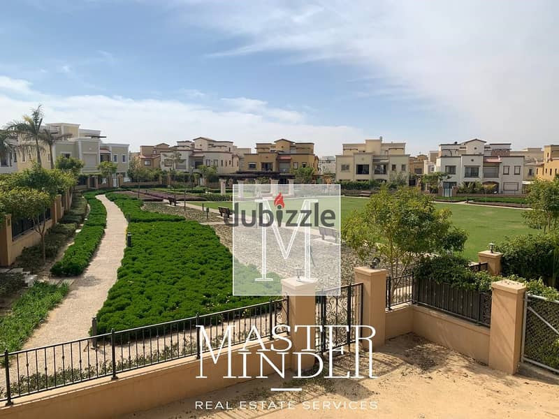 Luxurious fully finished Villa for sale with private garden  in mivida new cairo 2