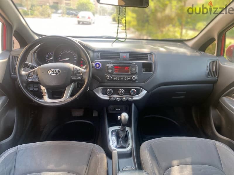 كيا ريو 2013 خليجي اتوماتيك فبريكا بالكامل kia Rio 6