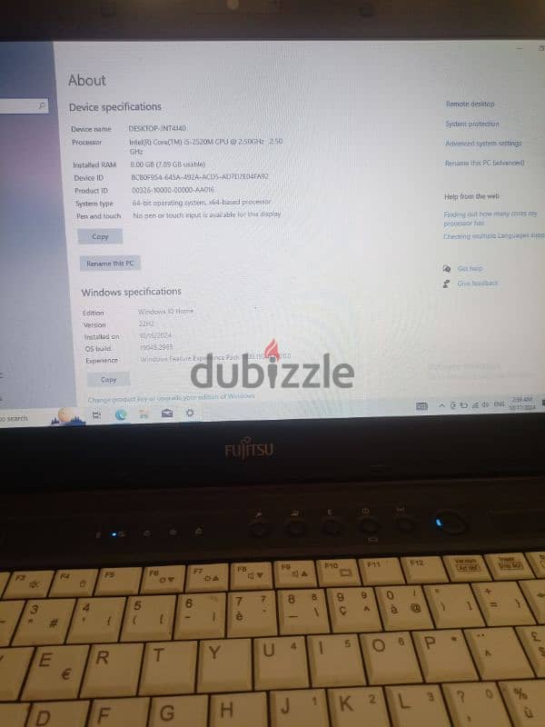 لاب توب fujitsu 2