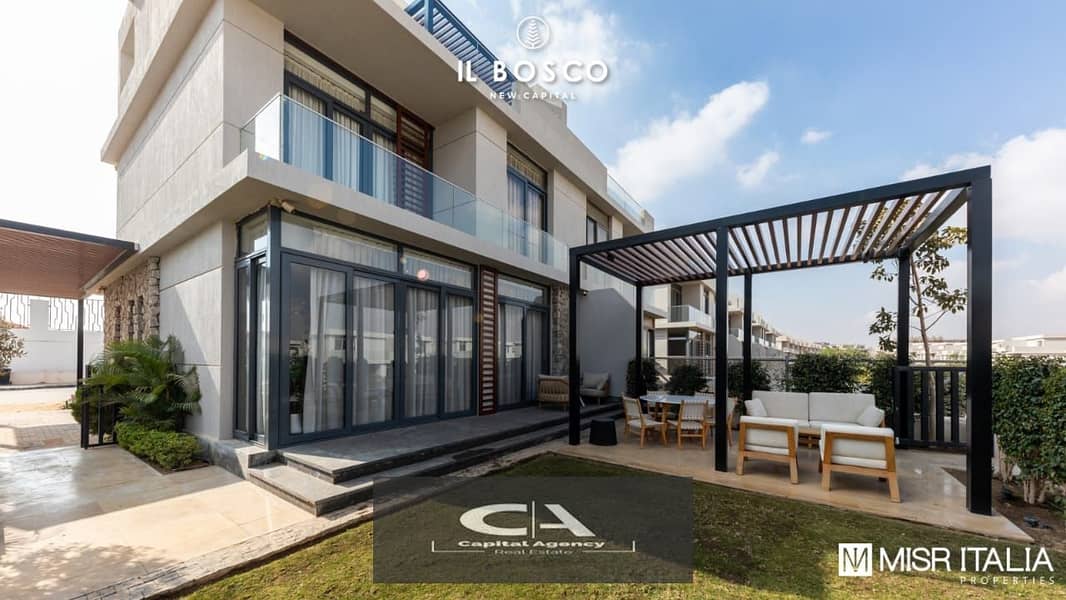 With a down payment of only 400 thousand, receive your apartment ready to move + 40% discount on cash in IL Bosco, the capital | IL Bosco | New Capita 4