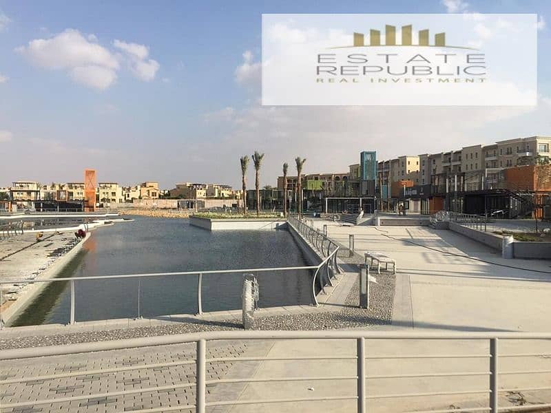 Apartment for sale Very prime location dierct on pool in mivida emaar new cairo 3