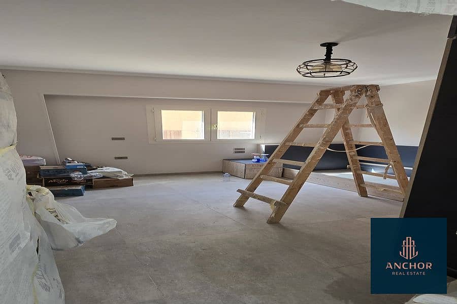 Fully Finished Apartment at the highest Level Located Ready To Move with Garden View in the Fifth Settlement New Cairo 6