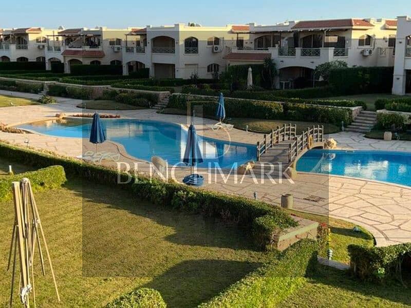 Chalet with garden 150 meters for sale in installments, fully finished in La Vista Topaz Ain Sokhna village, next to Porto View sea 20