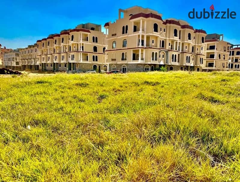 Immediate delivery duplex, 272 sqm + 80 sqm garden, in ABHA Compound, prime location in 6th October near Al Seid Club and behind Mall of Arabia 6