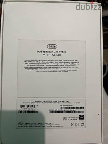 iPad mini 6 WiFi + Cellular 2