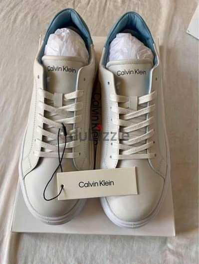 Calvin Klein Shoes LOW TOP LACE UP LTH (SIZE 43 EUR MEN) Original