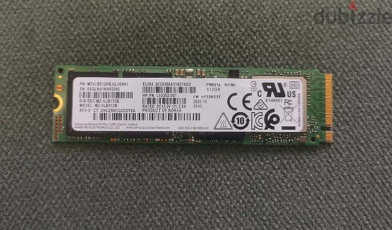 Hard SSD 512/256 2