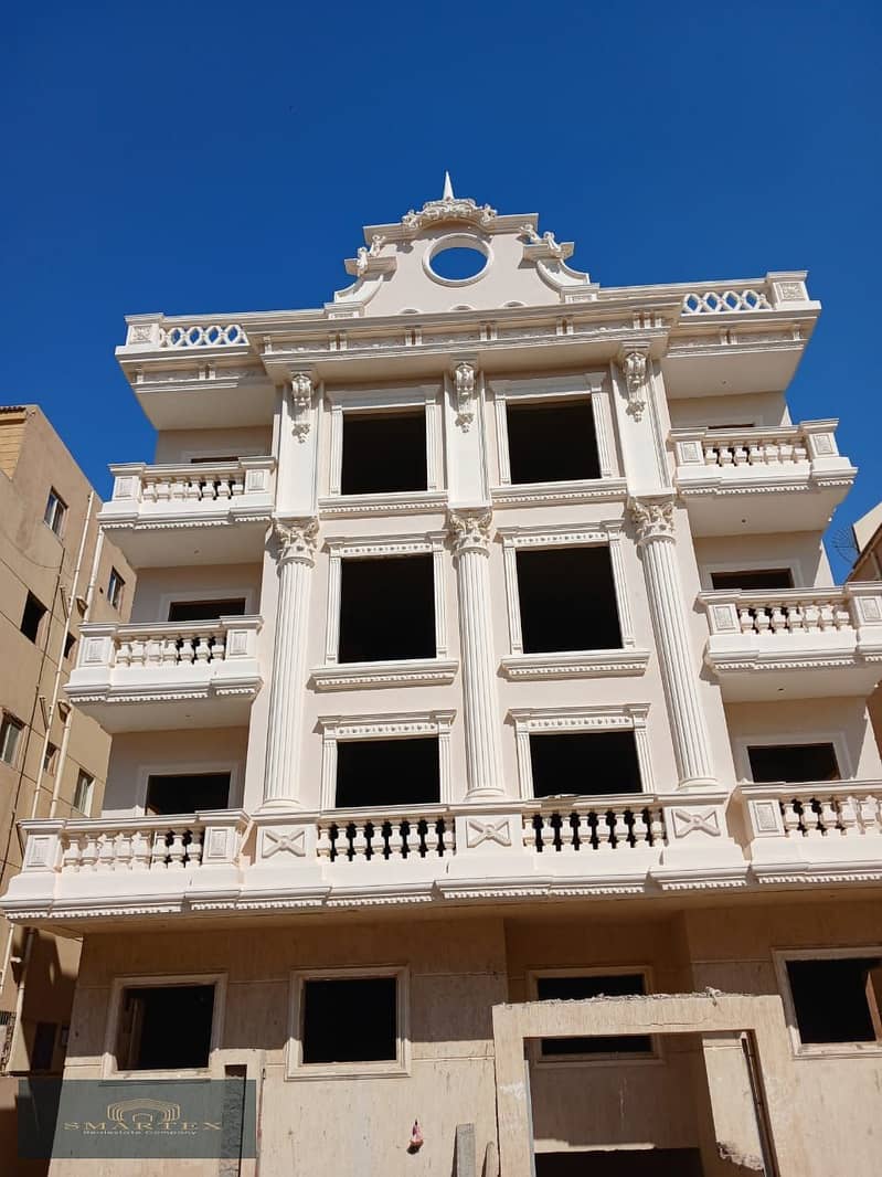 Duplex ready to move in the seventh district, buildings next to Hassan Allam Compound, Suez Road, Gate 2, the middle link 1