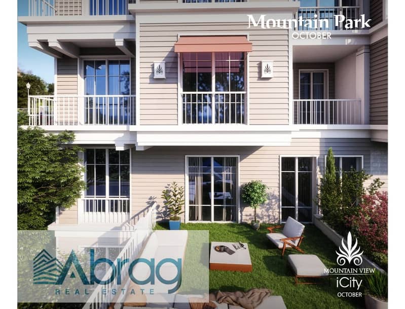 For sale, an apartment of 115 meters in Mountain View iCity October, Lagoon phase, installments until 2032 2