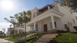 "Take over a standalone villa with a private swimming pool in a mountain view, close to Mall of Egypt 0