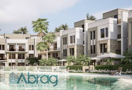 Opportunity at a special price, lower than the company price, townhouse for sale installments on the Lagoon, New Zayed, ISOLA VILLA