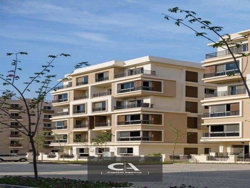 With a 42% cash discount, I own your 2-bedroom apartment in Sarai Compound next to Madinty, and for the first time, the cash price installment 17