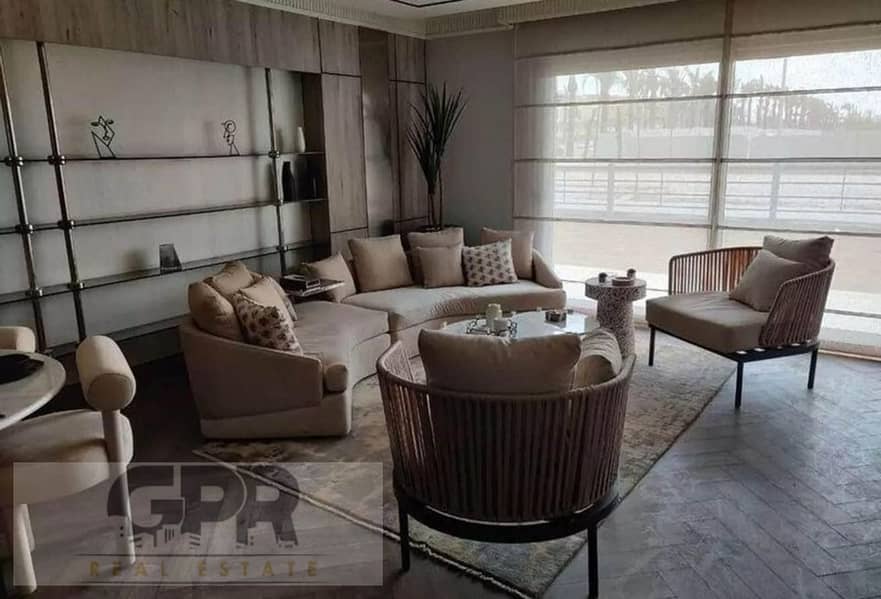 Duplex with garden direct view on lake for sale in Creek Town Compound,  New Cairo 7