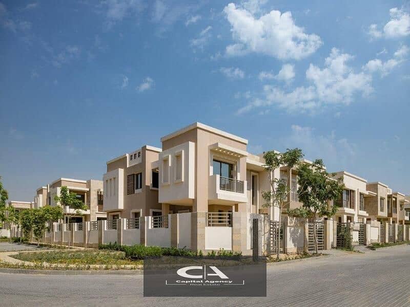 With a 5% down payment, an apartment for sale in Sarai Compound next to Madinty 42% cash discount and cash price installment over the longest payment 8