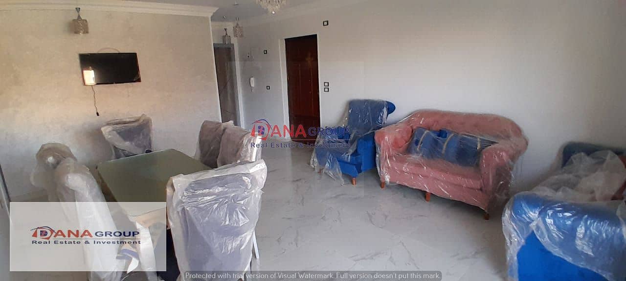 Apartment for rent in Sheikh Zayed with private garden   Fully furnished for rent  3 rooms, 3 bathrooms and reception, area 310 meters There is an ele 1