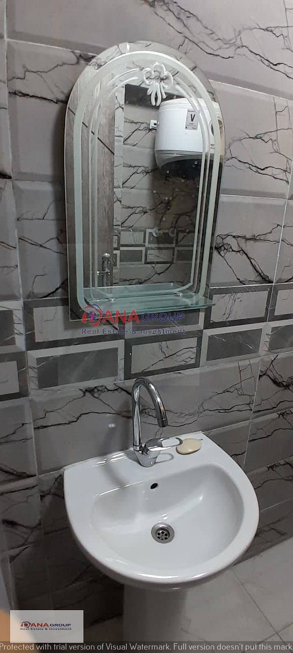 Apartment for rent in Sheikh Zayed with private garden   Fully furnished for rent  3 rooms, 3 bathrooms and reception, area 310 meters There is an ele 4