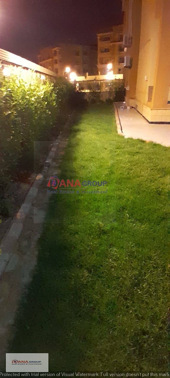 Apartment for rent in Sheikh Zayed with private garden   Fully furnished for rent  3 rooms, 3 bathrooms and reception, area 310 meters There is an ele 7