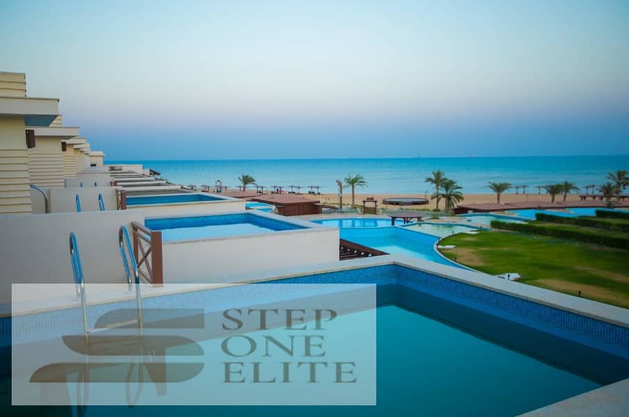 In Blue Blue, Ain Sokhna, the cheapest price for a chalet (ready to move) directly on the sea 12