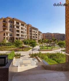 With a 50% down payment, Immediate receipt  own your fully finished apartment with a private garden in the heart of the Fifth Settlement 0