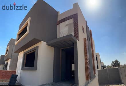 View and receive immediately a detached villa for sale in View Landscape in Sheikh Zayed, in front of Bel Emaar