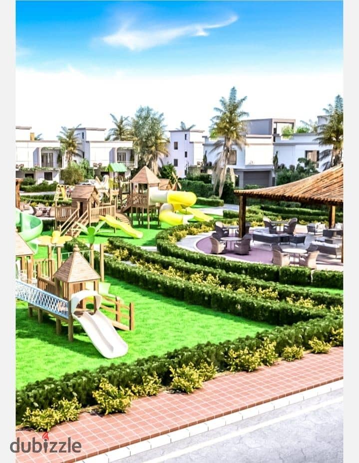 View and receive immediately a detached villa for sale in View Landscape in Sheikh Zayed, in front of Bel Emaar 4