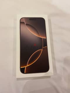 iPhone 16 Pro Max  Desert Titanium Sealed 0