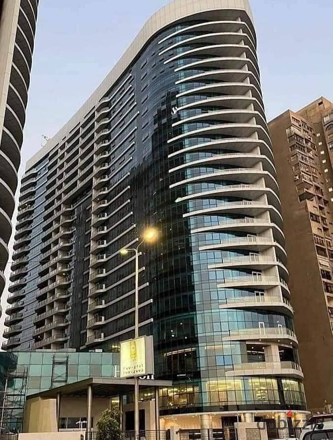 Apartment for sale in Reve du Nil Towers, Maadi, delivery in months, in installments 3