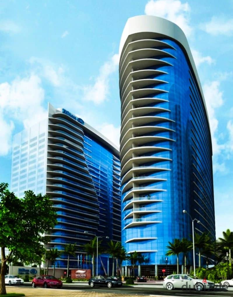 Apartment for sale in Reve du Nil Towers, Maadi, delivery in months, in installments 6