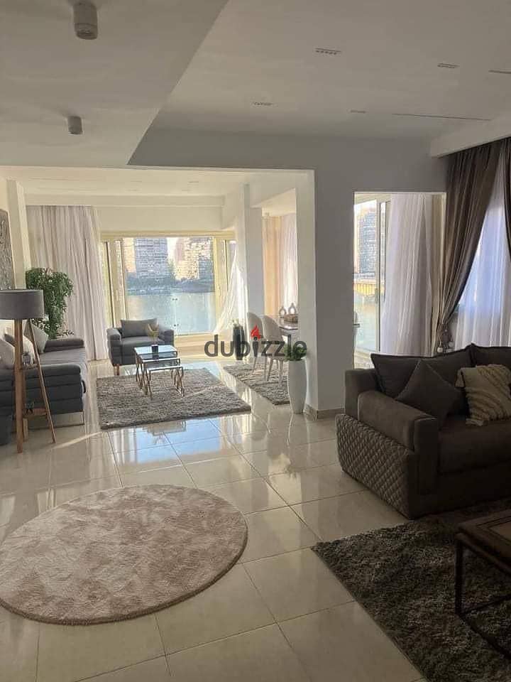 Apartment for sale in Reve du Nil Towers, Maadi, delivery in months, in installments 2