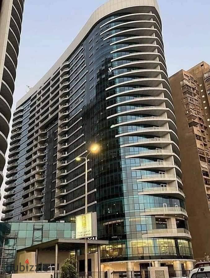 Apartment for sale in Reve du Nil Towers, Maadi, delivery in months, in installments 3