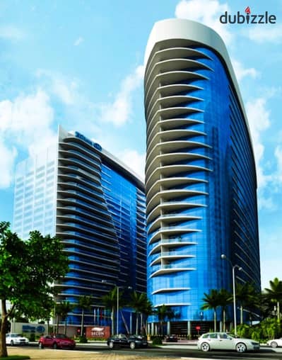 Apartment for sale in Reve du Nil Towers, Maadi, delivery in months, in installments