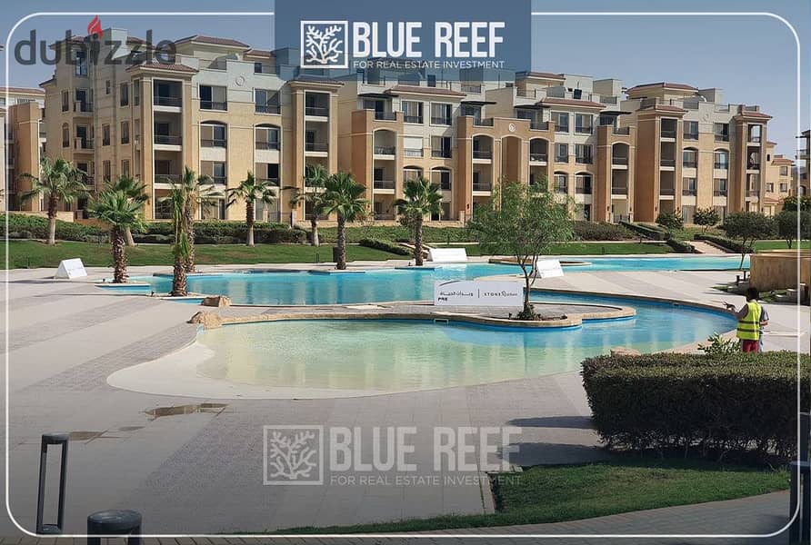 Apartment for sale Ready To Move Finished Ultra Super lux 155 sqm garden in Stone Residence Compound in the heart of New Cairo 8