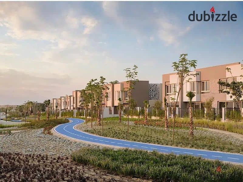 Own a Townhouse at Palm Hills with a stunning landscape view, and pay in installments over the longest repayment period available. 11