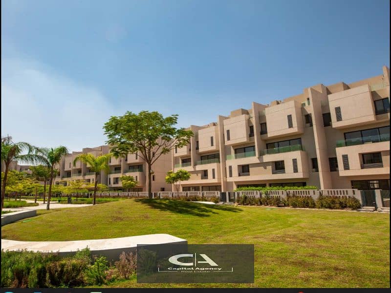 0% down payment for a fully finished 3-bedroom apartment in Al Burouj Compound in Shorouk A distinctive view of the landscape * Al Burouj * 3