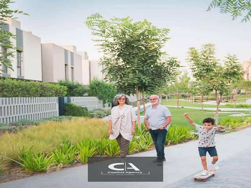 0% down payment for a fully finished 3-bedroom apartment in Al Burouj Compound in Shorouk A distinctive view of the landscape * Al Burouj * 5