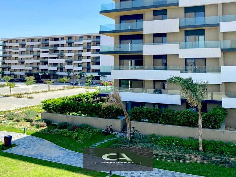 0% down payment for a fully finished 3-bedroom apartment in Al Burouj Compound in Shorouk A distinctive view of the landscape * Al Burouj * 12