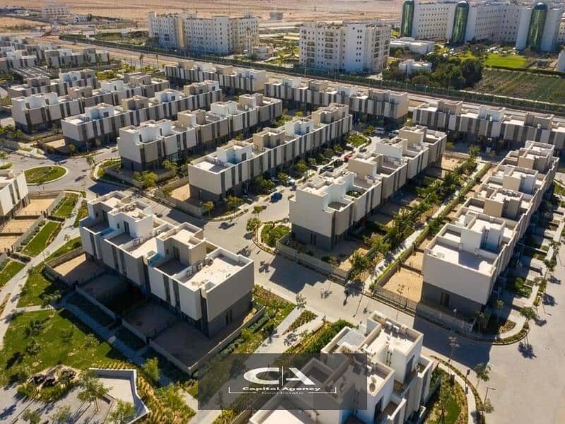 0% down payment for a fully finished 3-bedroom apartment in Al Burouj Compound in Shorouk A distinctive view of the landscape * Al Burouj * 15